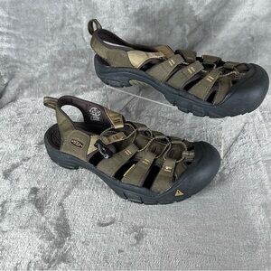 Keen Newport H2 Hiking Sandal Men Size 12 Olive Green Waterproof Gorpcore Casual